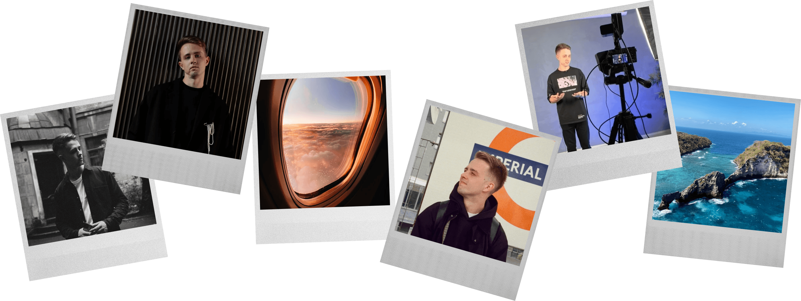 Six polaroid photos of Kir