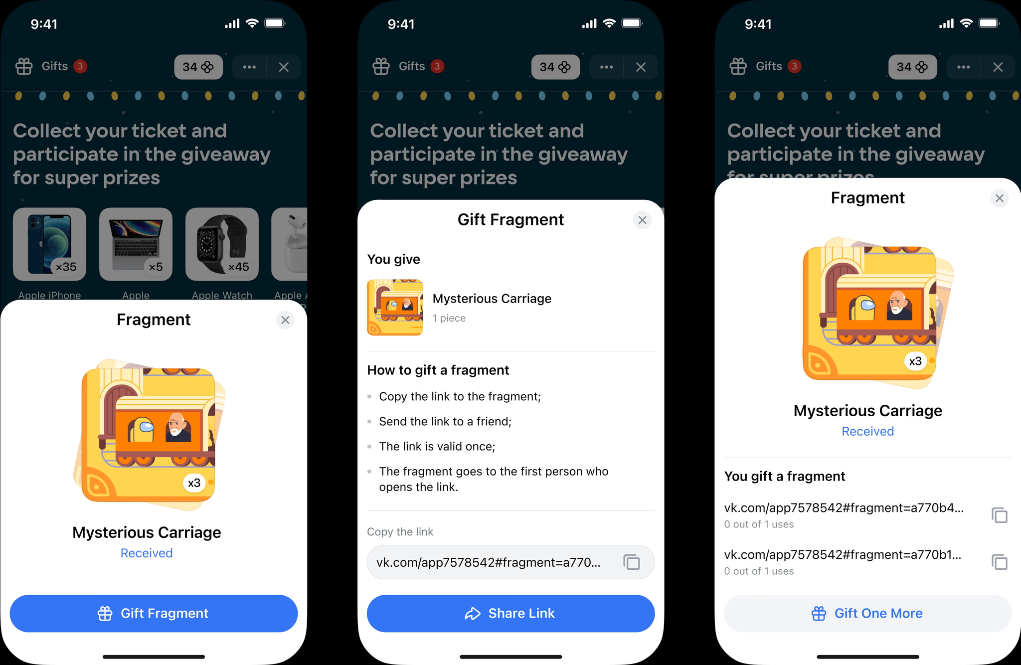 Communities dedicated to reselling ticket fragments