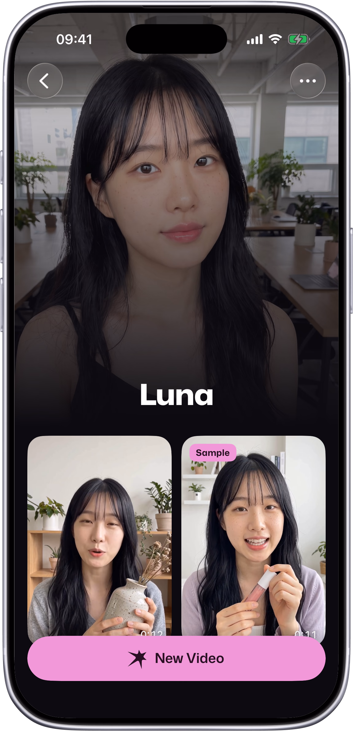 Setters: Luna's page with her videos