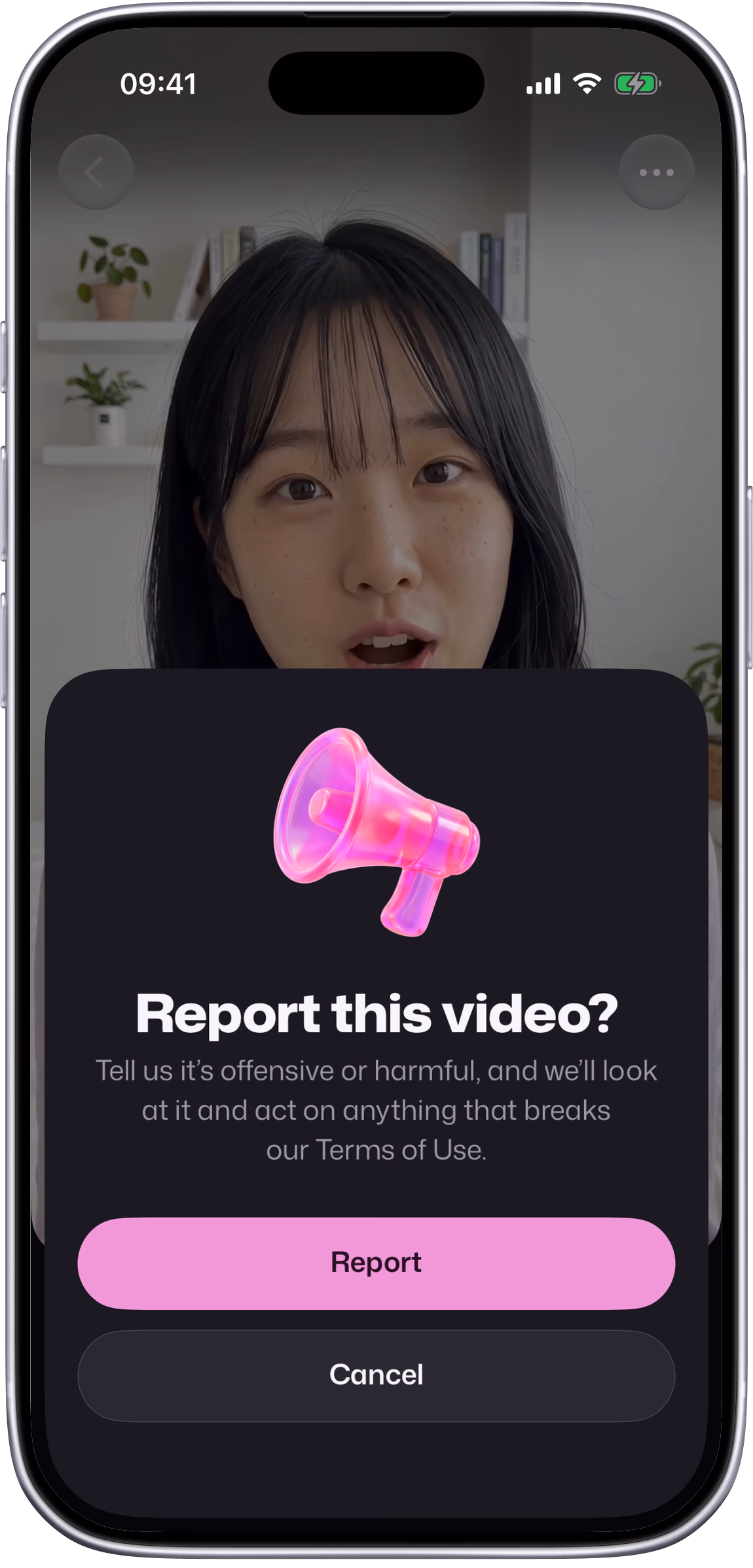 Setters: report this video